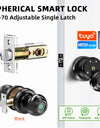K01——Waterproof Ball Auto Cylinder Knob smart Lock