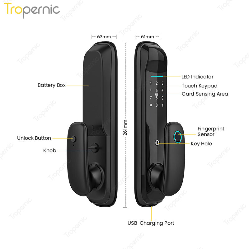 FM06——Tuya wi-fi smart door lock