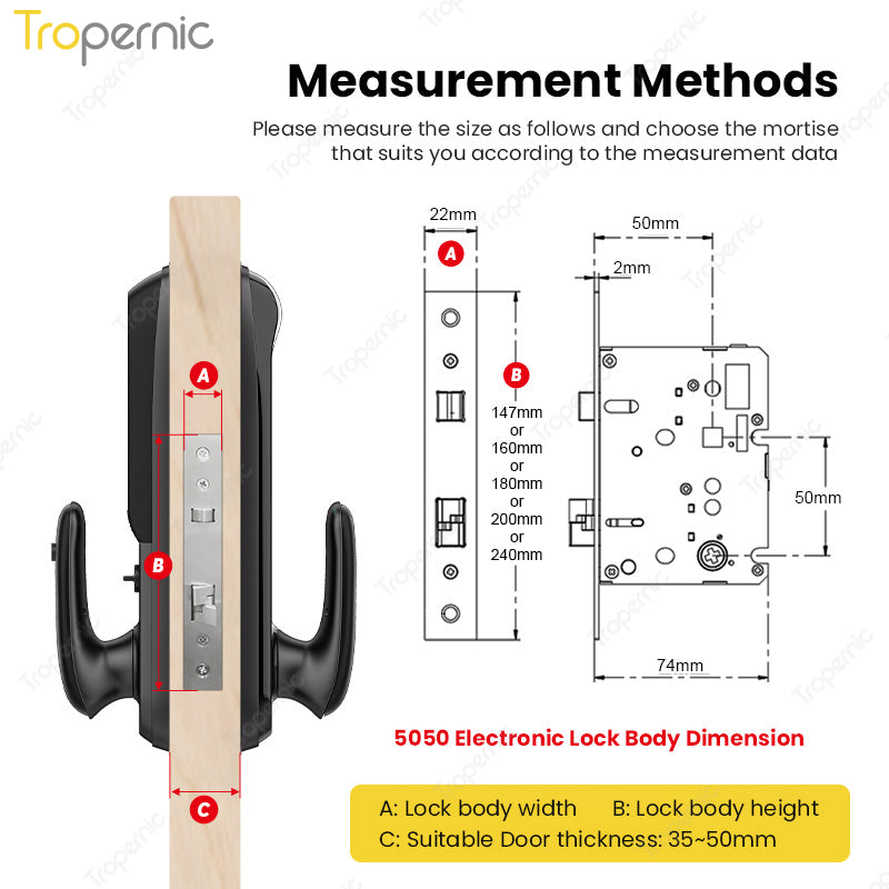FM06——Tuya wi-fi smart door lock