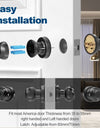 K01——Waterproof Ball Auto Cylinder Knob smart Lock