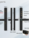 Tropernic F5 TTLOCK Smart Sliding Door Lock 5 in 1 Digital Lock with Doorbell App Unlock Waterproof Smart Door Lock for Aluminum Door