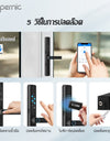 Tropernic F5 TTLOCK Smart Sliding Door Lock 5 in 1 Digital Lock with Doorbell App Unlock Waterproof Smart Door Lock for Aluminum Door