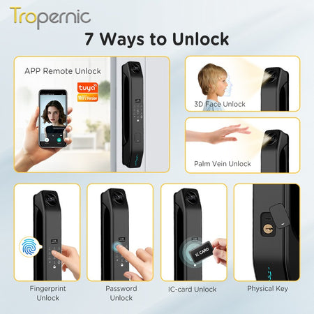 Tropernic Z37 Tuya WiFi Smart Lock