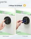 Tropernic E60-CK 2 In 1 Smart Drawer Lock with Public Mode Password Cabinet Lock with IC Card Keyless Universal Cabinet Lock for Home Hotel Sauna Room