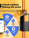 Tropernic 916 TTLOCK Smart Padlock IP67 Waterproof Fingerprint Padlock Bluetooth Unlock USB Rechargeable Portable Mini Anti-Theft Padlock With Key