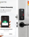 Tropernic T1 Tuya Smart Door Lock WiFi Remote Unlock Digital Password IC Card Biometric Fingerprint Unlock Fully Automatic Electric Deadbolt