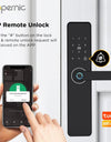 Tropernic Z13P Tuya Smart Door Lock with Doorbell Fingerprint Password Security Door Lock with Mechanical Anti-Lock 6068 Mortise