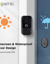 Tropernic K5 Tuya/TTLOCK Bluetooth Key Safe Box Outdoor Waterproof Wall Mounted Safety Box APP Remote Unlock Fingerprint Password Anti Theft Strongbox for Home