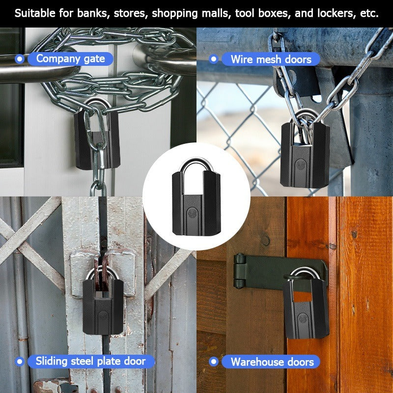 Tropernic 916 TTLOCK Smart Padlock IP67 Waterproof Fingerprint Padlock Bluetooth Unlock USB Rechargeable Portable Mini Anti-Theft Padlock With Key