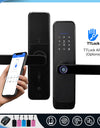 H03-TTLock APP Lock Electronic Smart Door Lock With Fingerprint/Key/ IC Card/Keypad Password,Keyless Entry Biometric Electronic Smart Lock for Home Security