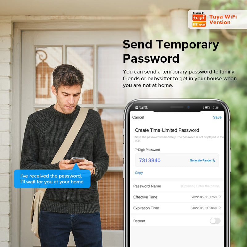 H20——3D automatic face recognition lock with camera