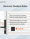 Tropernic F5 TTLOCK Smart Sliding Door Lock 5 in 1 Digital Lock with Doorbell App Unlock Waterproof Smart Door Lock for Aluminum Door