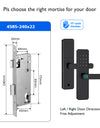 K11-Biometric Fingerprint Door Lock with 4585 Mortise,TTLock App Remote Control,IC Card/Password Code/Key Unock,Keyless Entry Electronic Smart Door Lock for Home