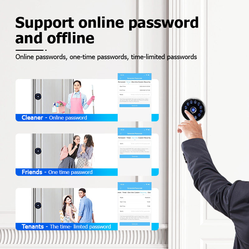 A221——TTlock Fingerprint unlock Intelligent lock