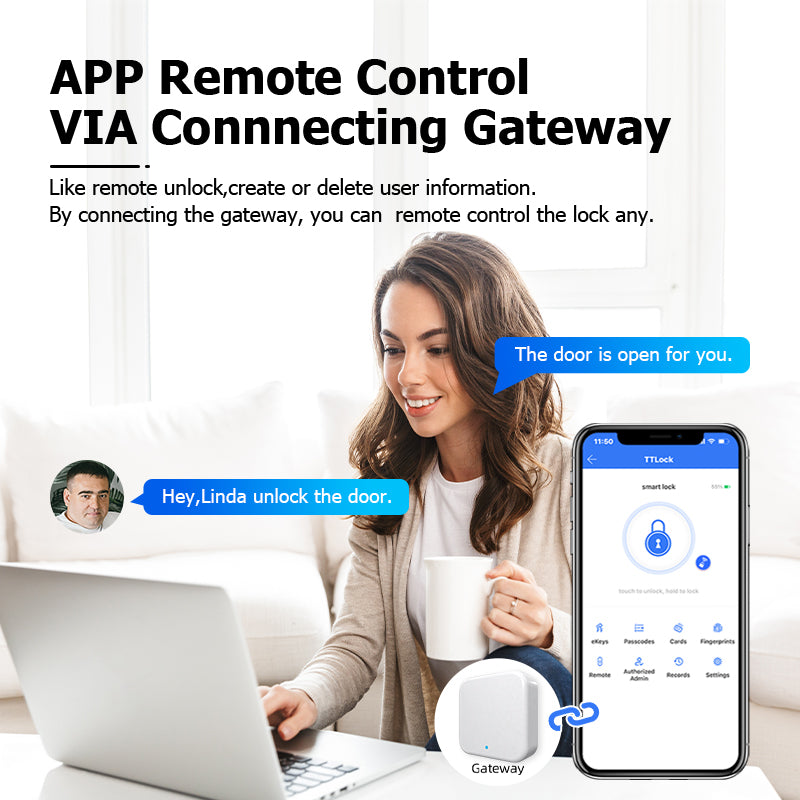 A221——TTlock Fingerprint unlock Intelligent lock