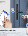 Tropernic F5 TTLOCK Smart Sliding Door Lock 5 in 1 Digital Lock with Doorbell App Unlock Waterproof Smart Door Lock for Aluminum Door