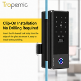 Tropernic JDS1 Tuya WiFi Smart Glass Lock