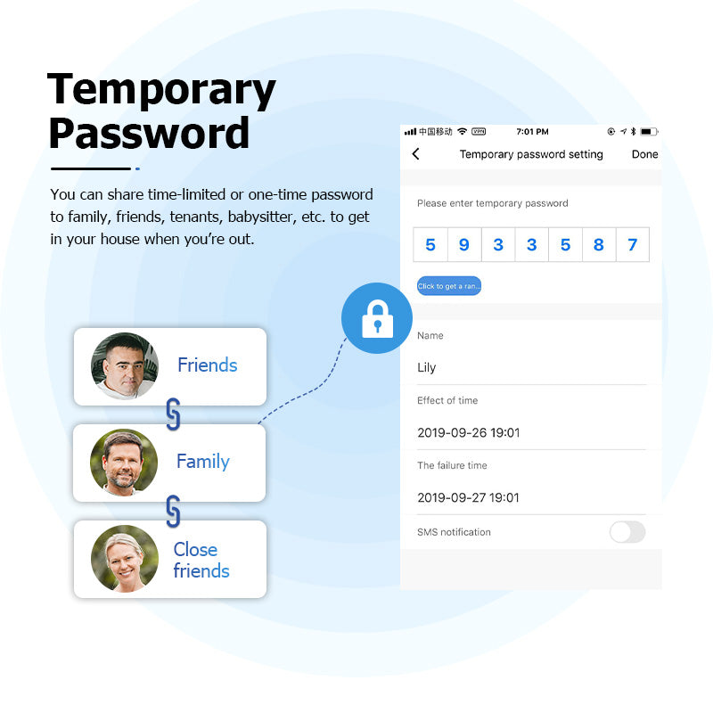 G9——Digital Fingerprint Glass Remote Control Lock