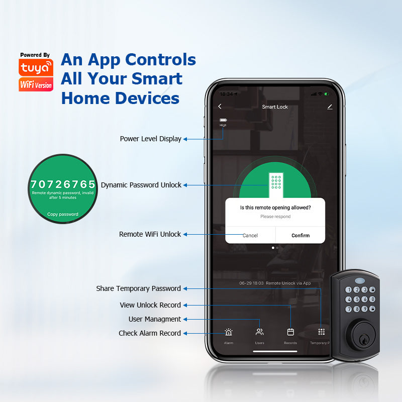 A01——Tuya SmartLife APP Smart Lock
