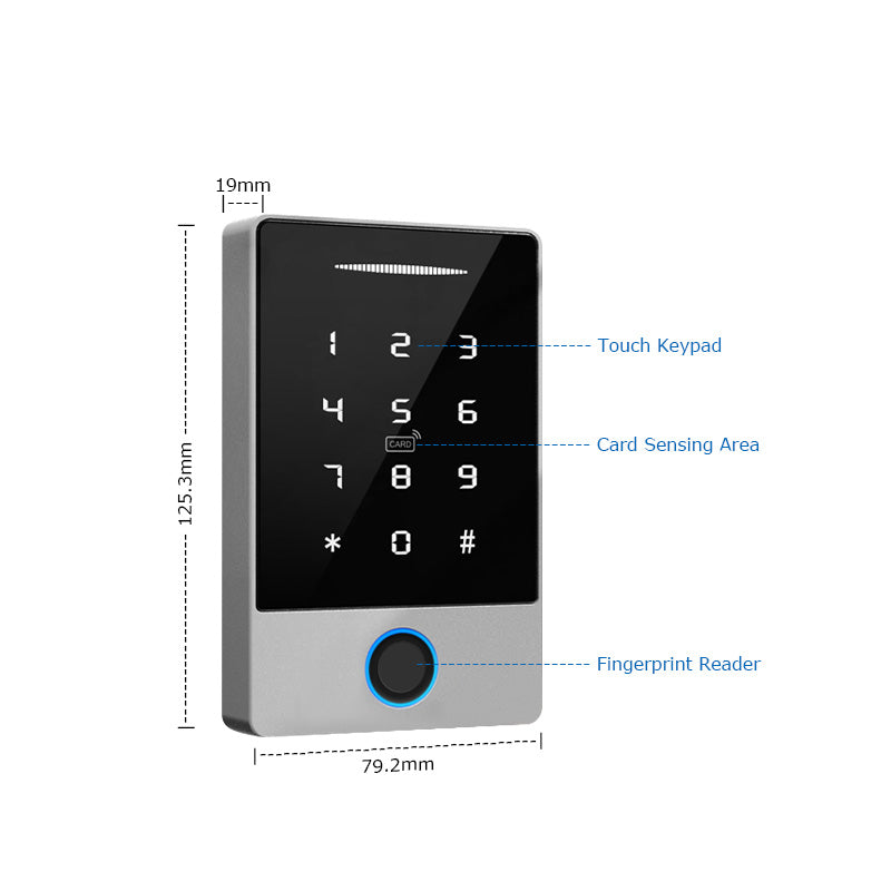 AC04——secure electronic access control system door lock