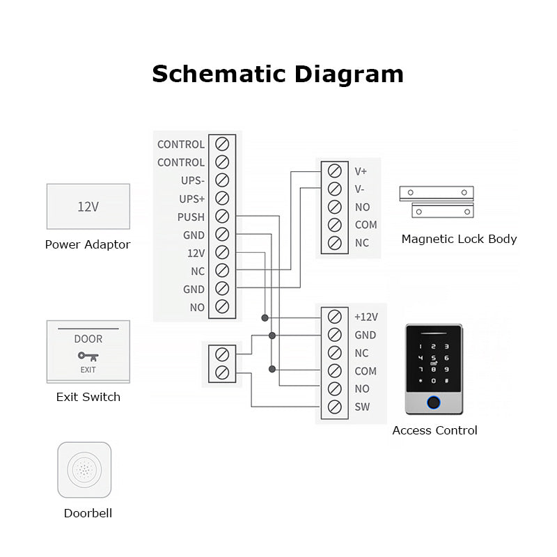 AC04——secure electronic access control system door lock – Tropernic