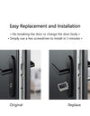 Tuya App Electronic Fingerprint Smart Door Lock, Smart Cylinder Lock With Keypad / Manual Key Unlock,Biometric Digital Door Lock for Home Apartment
