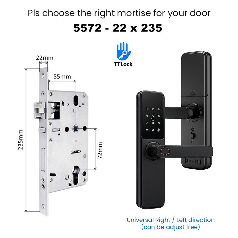 New Biometric Fingerprint Smart Door Lock with 5-in-1 Unlock Methods,Electronic anti-lock Button,Digital Passcode RFID Card Keyless Security Entry Electronic Smart Lock for Home Security