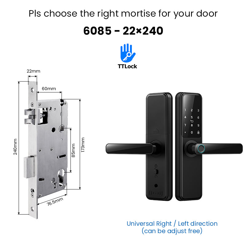 New Biometric Fingerprint Smart Door Lock with 5-in-1 Unlock Methods,Electronic anti-lock Button,Digital Passcode RFID Card Keyless Security Entry Electronic Smart Lock for Home Security