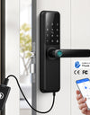 DG01-TTLock App Biometric Fingerprint Smart Door Lock,Adjustable handle direction,Electronic anti-lock Button,Password RFID Card Keyless Security Entry Electronic Smart Lock for Home Apartment