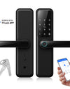 New Biometric Fingerprint Smart Door Lock with 5-in-1 Unlock Methods,Electronic anti-lock Button,Digital Passcode RFID Card Keyless Security Entry Electronic Smart Lock for Home Security