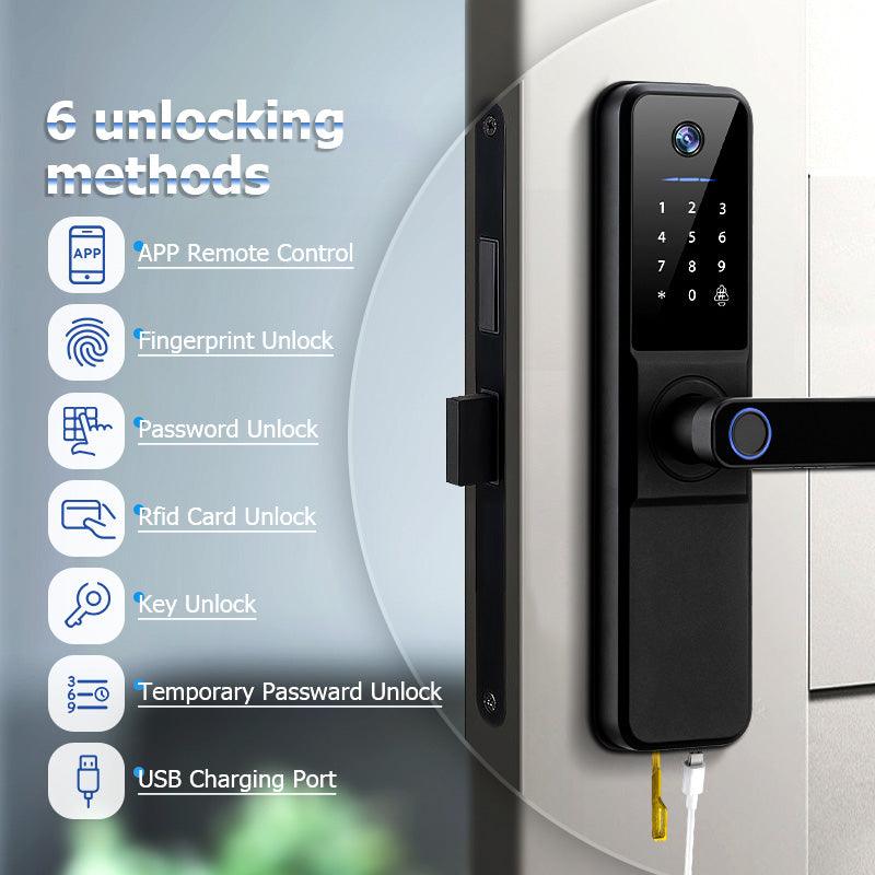 H01——Professional Fingerprint Lock with Camera