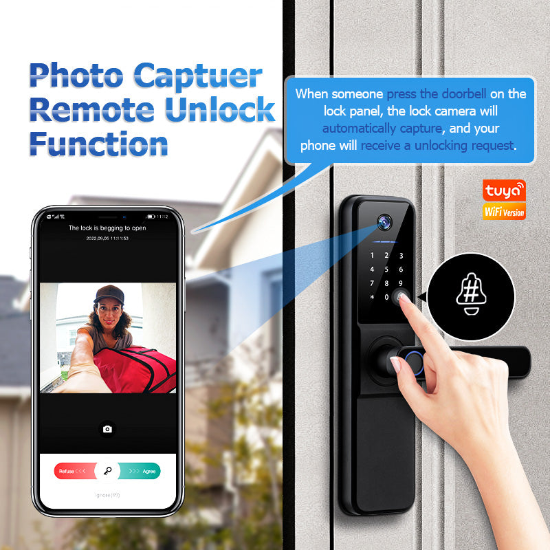 H01——Professional Fingerprint Lock with Camera