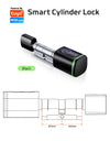 S1F-Tuya App Cylinder Electronic Smart Door Lock with Fingerprint FRID Card Mechanical Key Unlock