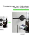 S1F-Tuya App Cylinder Electronic Smart Door Lock with Fingerprint FRID Card Mechanical Key Unlock