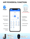 K11-Biometric Fingerprint Door Lock with 4585 Mortise,TTLock App Remote Control,IC Card/Password Code/Key Unock,Keyless Entry Electronic Smart Door Lock for Home