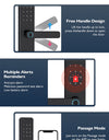 K11-Biometric Fingerprint Door Lock with 4585 Mortise,TTLock App Remote Control,IC Card/Password Code/Key Unock,Keyless Entry Electronic Smart Door Lock for Home