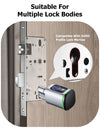 S1F-Tuya App Cylinder Electronic Smart Door Lock with Fingerprint FRID Card Mechanical Key Unlock