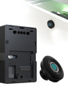 S102-Fingerprint Cabinet Lock for Home / Office,Smart Biometric Keyless Hidden File Drawer Wardrobe Lock, Anti-theft Electronic Cabinet Locks for Liquor Cabinet Locker Drawer Cupboard Desk