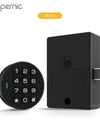 Tropernic E60-CK 2 In 1 Smart Drawer Lock with Public Mode Password Cabinet Lock with IC Card Keyless Universal Cabinet Lock for Home Hotel Sauna Room