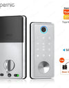 Tropernic T1 Tuya Smart Door Lock WiFi Remote Unlock Digital Password IC Card Biometric Fingerprint Unlock Fully Automatic Electric Deadbolt
