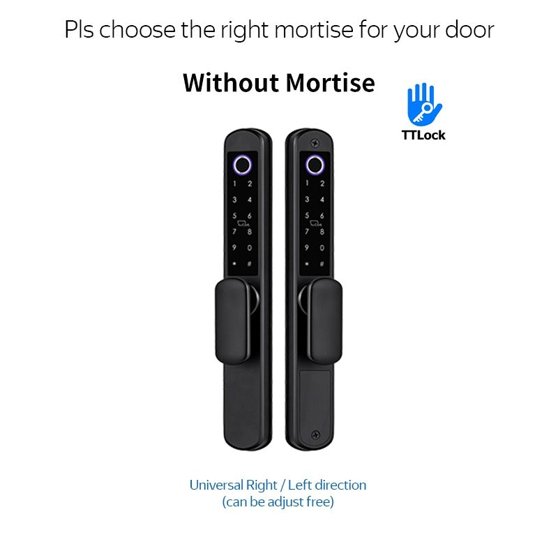 Tropernic A211 TTLOCK Smart Grill Door Lock Double Sided Fingerprint Password Unlocking Digital Aluminum Door Lock
