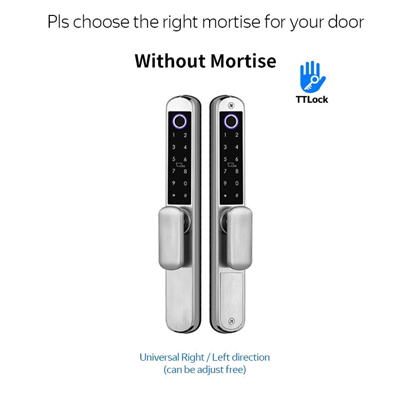 Tropernic A211 TTLOCK Smart Grill Door Lock Double Sided Fingerprint Password Unlocking Digital Aluminum Door Lock