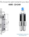 Tropernic A211 TTLOCK Smart Grill Door Lock Double Sided Fingerprint Password Unlocking Digital Aluminum Door Lock
