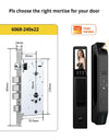 Tropernic Z37 7 In 1 Tuya Smart Door Lock with HD Camera Video Surveillance APP Remote Unlock Fully Automatic Security Door Digital Lock Face Palm Print Unlock Kunci Pintu Rumah