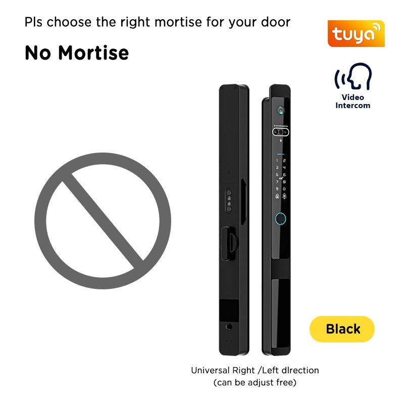 Tropernic Z1PRO Tuya Smart Door Lock with Camera 3D Face Unlock Fully Automatic Kunci Pintu Rumah Two Way Intercom Digital Sliding Door Lock for Aluminum Door