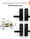 Tropernic H03 5 In 1 Tuya Smart Door Lock with Doorbell Password Digital Lock with Electronic Anti-Lock Fingreprint Kunci Pintu Rumah for Home