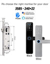 Tropernic K7 5 In 1 TTLOCK Smart Door Lock Fingerprint Lock Pintu Rumah APP Remote Unlock Password Digital Lock for Woodern Door APP Management Google Home Amazon Alexa