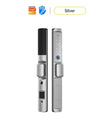 Tropernic F2 Tuya/TTLOCK Waterproof Smart Door Lock Anti Theft Zinc Alloy Sliding Door Lock with Short Handle Semi-Automatic Fingerprint Digital Lock For Aluminum Door