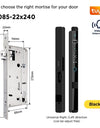 Tropernic Z1PRO Tuya Smart Door Lock with Camera 3D Face Unlock Fully Automatic Kunci Pintu Rumah Two Way Intercom Digital Sliding Door Lock for Aluminum Door