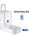 Tropernic K5 Tuya/TTLOCK Bluetooth Key Safe Box Outdoor Waterproof Wall Mounted Safety Box APP Remote Unlock Fingerprint Password Anti Theft Strongbox for Home